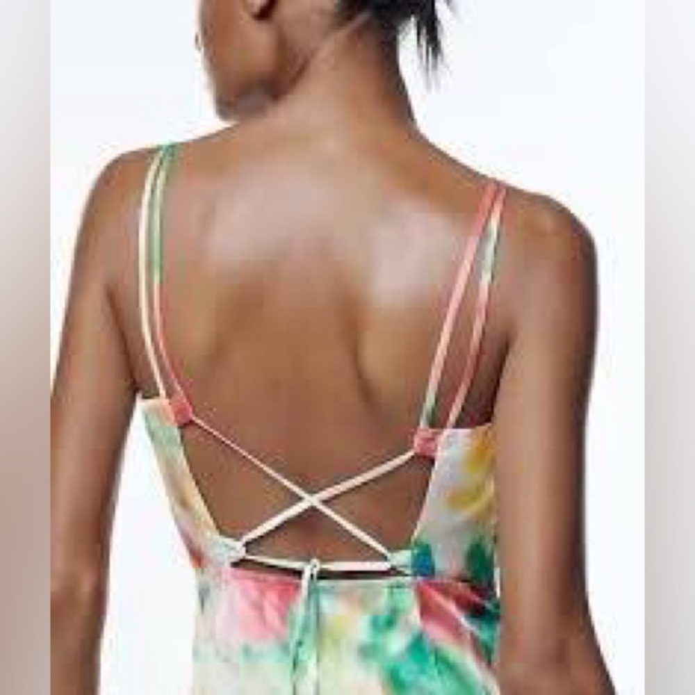 Colorful Watercolor Maxi Dress - Picture 12 of 12